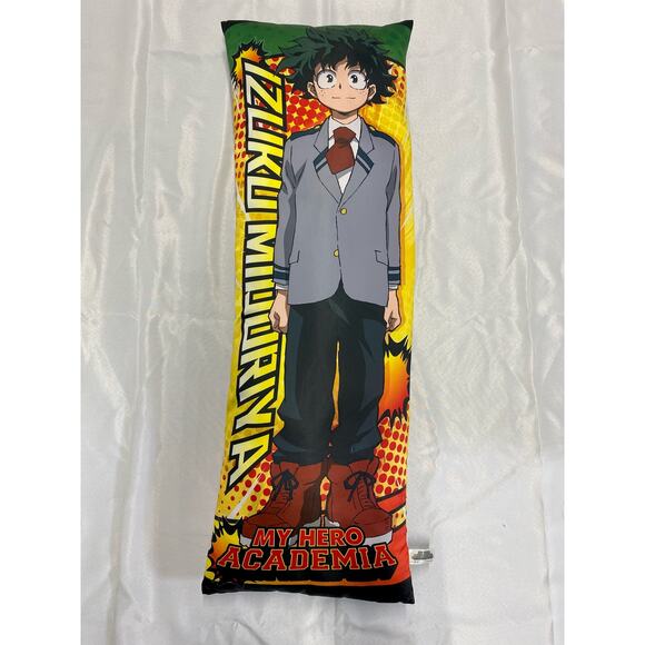 Official Funimation My Hero Academia Deku Izuku Midoriya Body Pillow - Picture 1 of 8